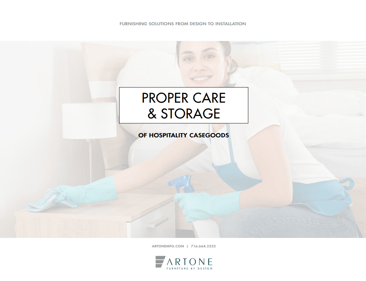 Proper care and storage cover